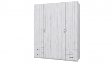 Шкаф 4-х дверный с ящиками "Милана"